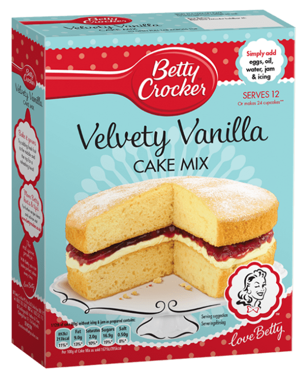 Betty Crocker Vanilla Cake Mix 425g The Candy Store