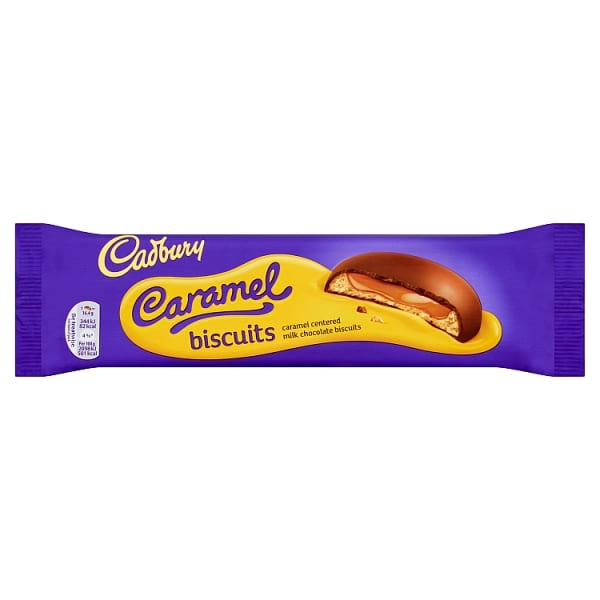 Cadbury Caramel Biscuits 130g The Candy Store