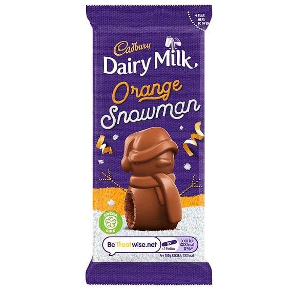 Cadbury Orange Snowman 30 G The Candy Store