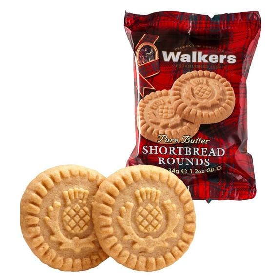 Walkers Pure Butter Shortbread Rounds 34 G – The Candy Store