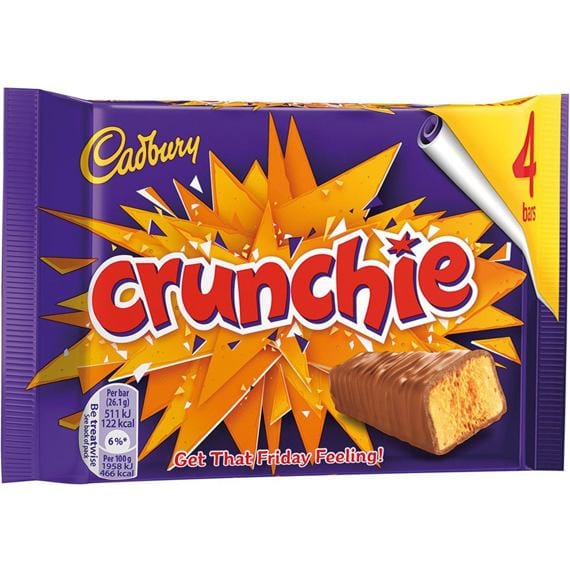 Cadbury Crunchie 4 Pack 104 G – The Candy Store