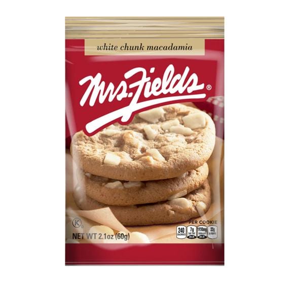 Mrs Fields White Chunk Macadamia Cookies 60 G The Candy Store