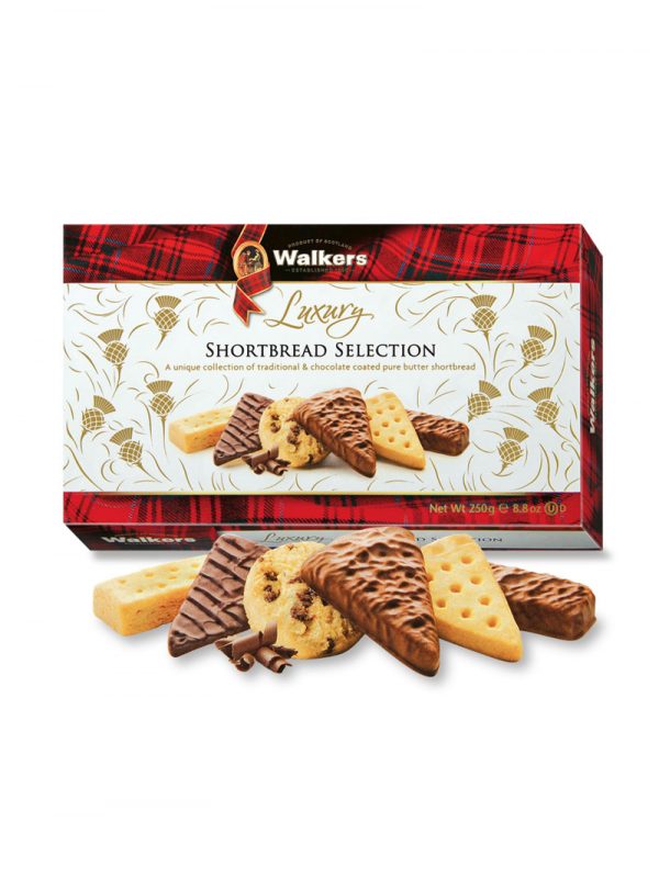 Walkers Luxury Shortbread Selection 250 g The Candy Store